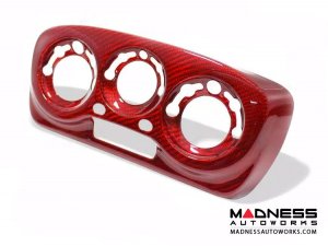 Alfa Romeo 4C Climate Control Cover - Carbon Fiber - Red Candy